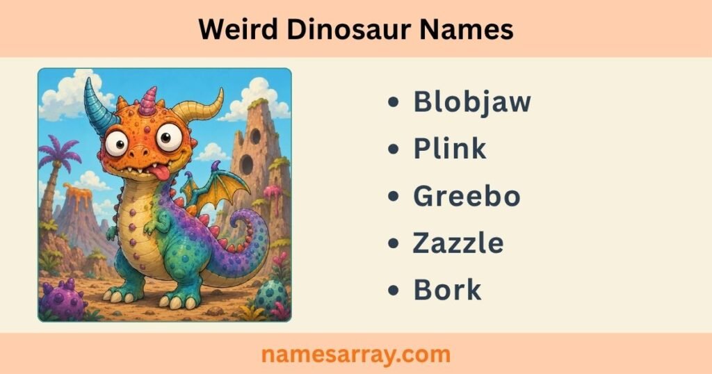 Weird Dinosaur Names