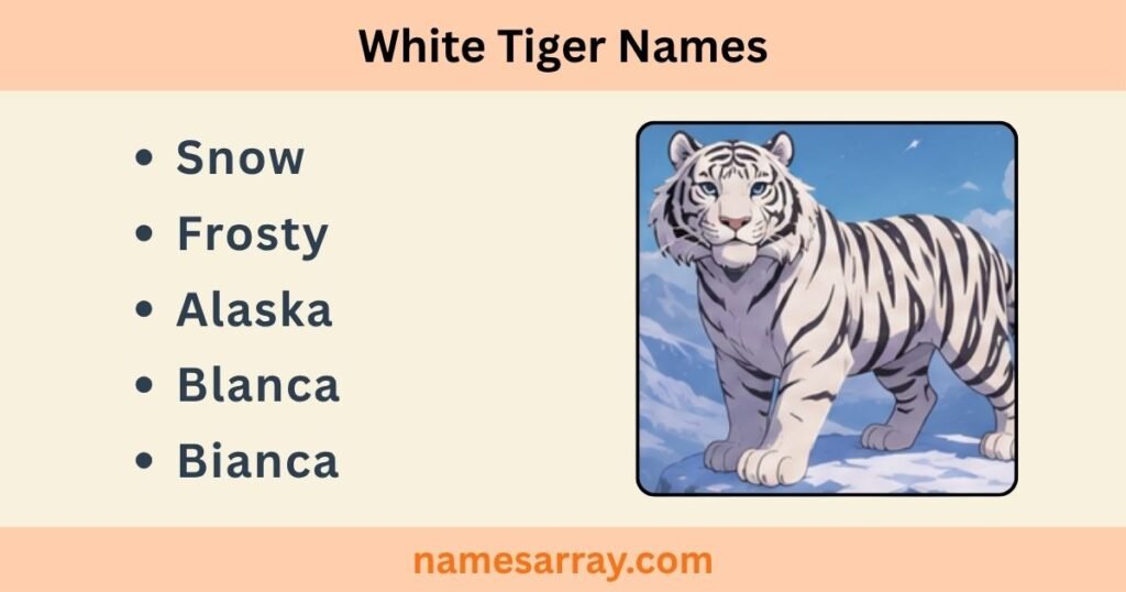 White Tiger Names