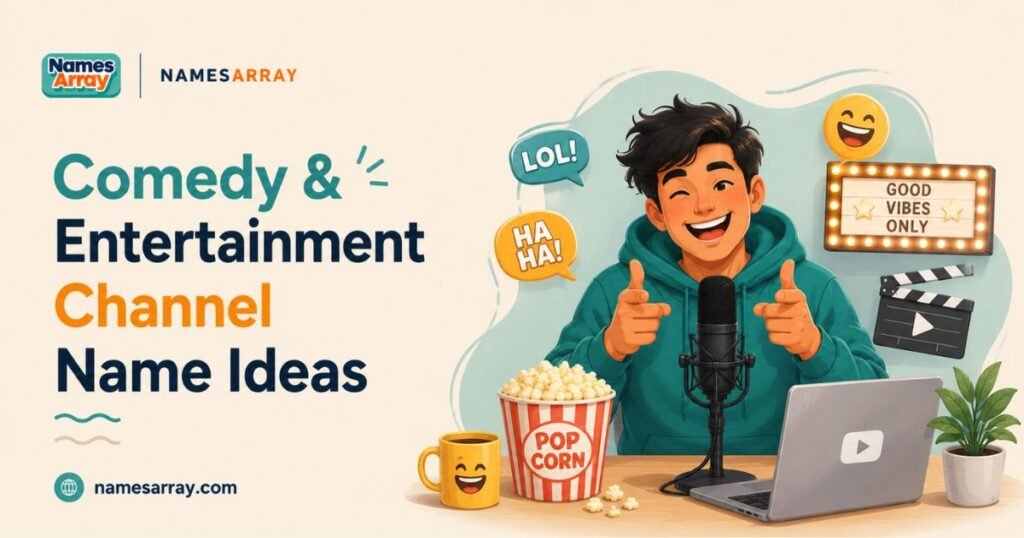 Comedy & Entertainment Channel Name Ideas