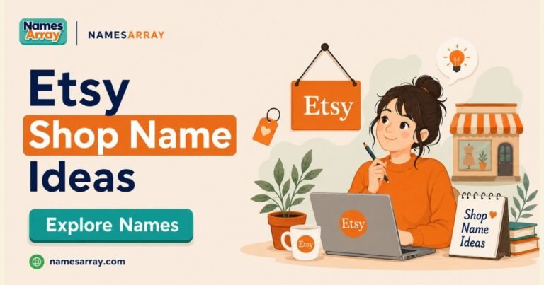 Etsy Shop Name Ideas