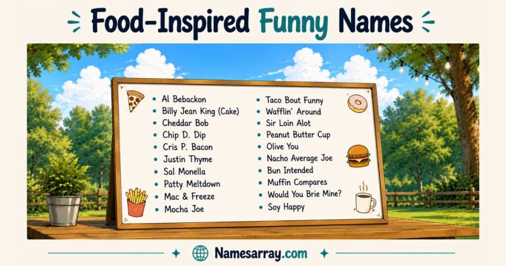 Food-Inspired Funny Names