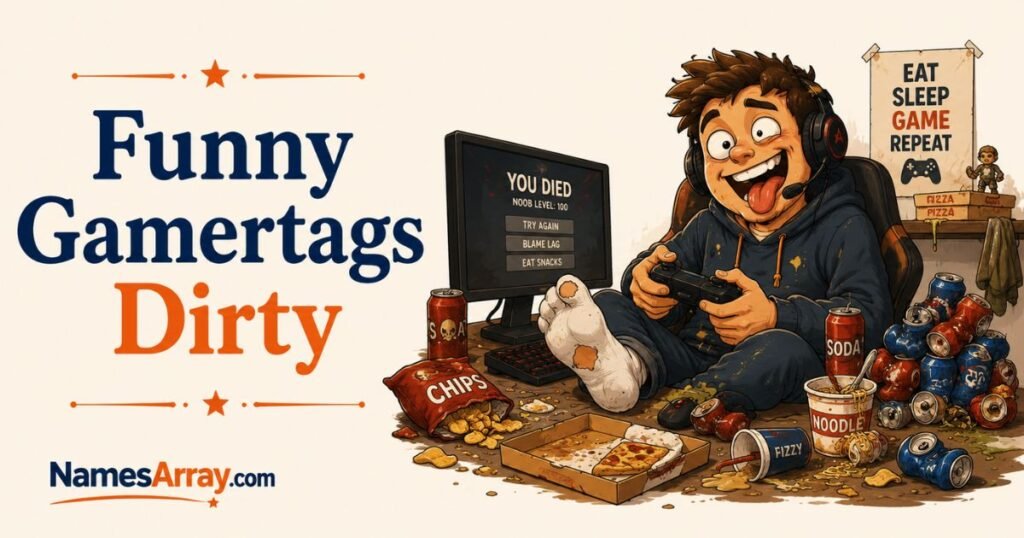 Funny Gamertags Dirty