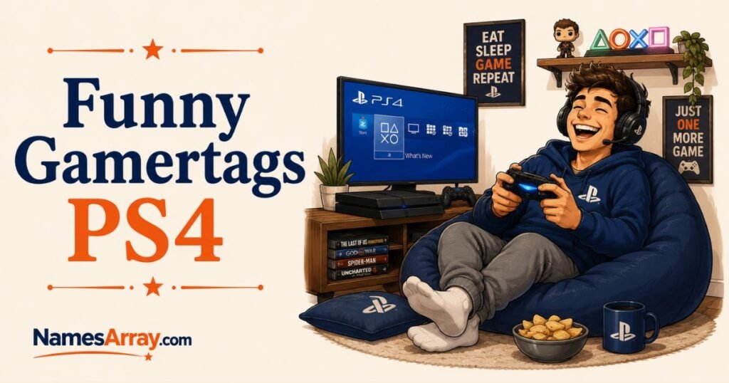 Funny Gamertags PS4