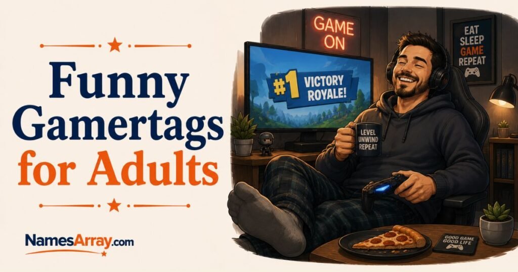 Funny Gamertags for Adults