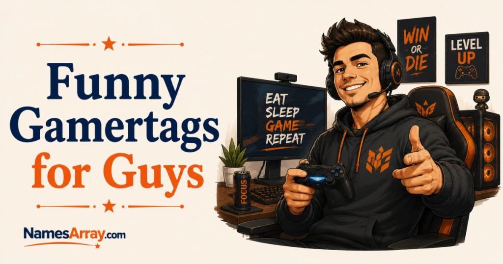 Funny Gamertags for Guys