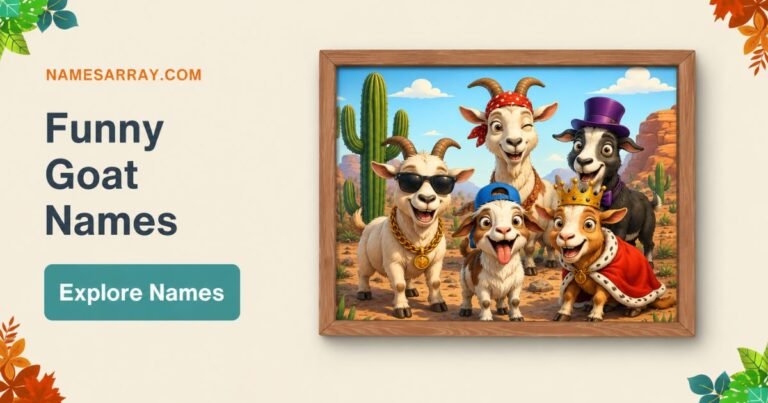 Funny Goat Names