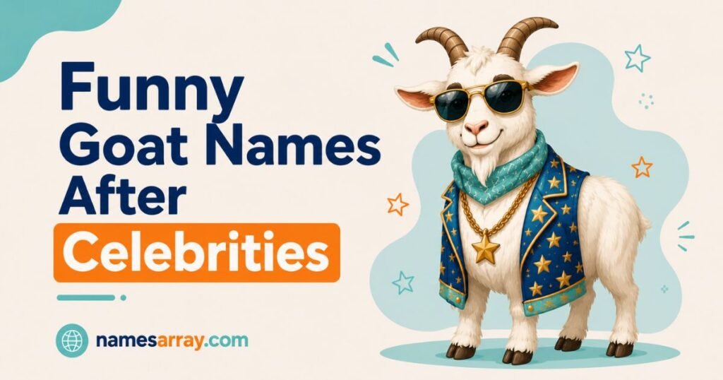 Funny Goat Names After Celebrities