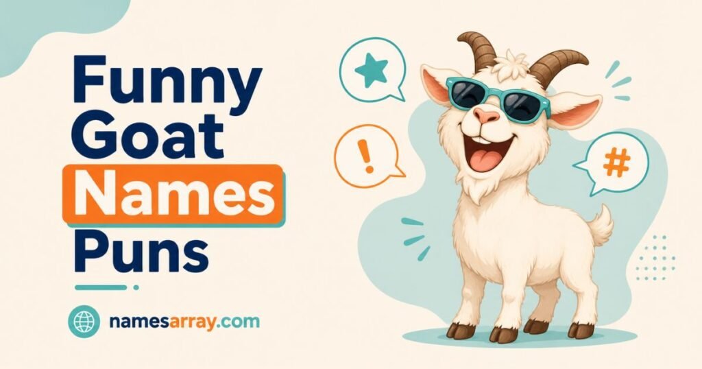 Funny Goat Names Puns