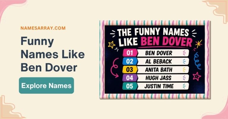 Funny Names Like Ben Dover