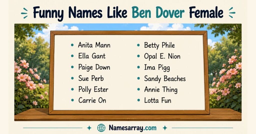 Funny Names Like Ben Dover Female