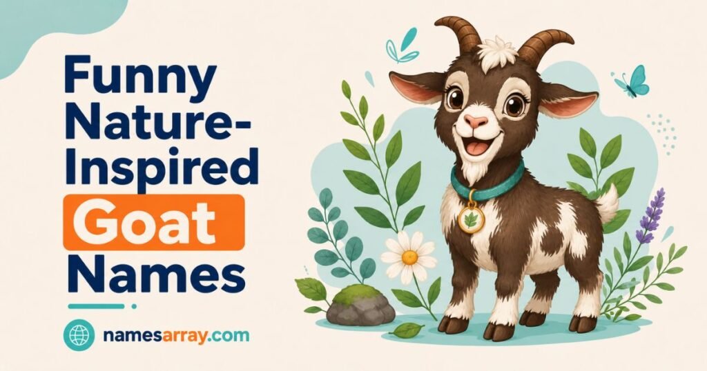 Funny Nature-Inspired Goat Names