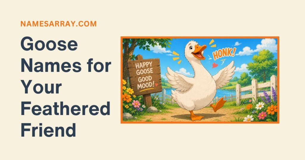 Best Funny Goose Names for Your Feathered Frien