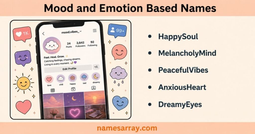 Mood and Emotion Based Names