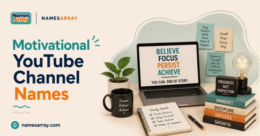 Motivational YouTube Channel Names