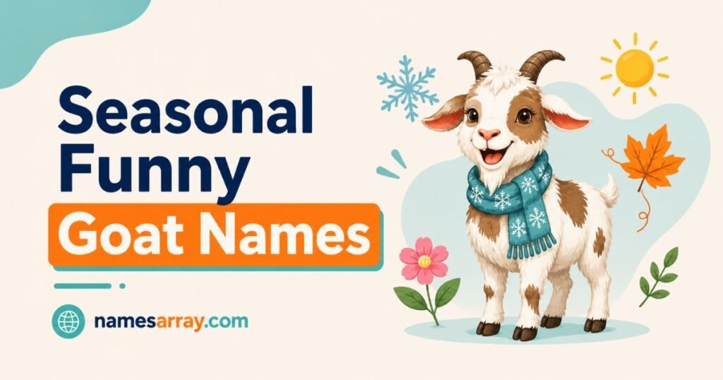 Seasonal Funny Goat Names