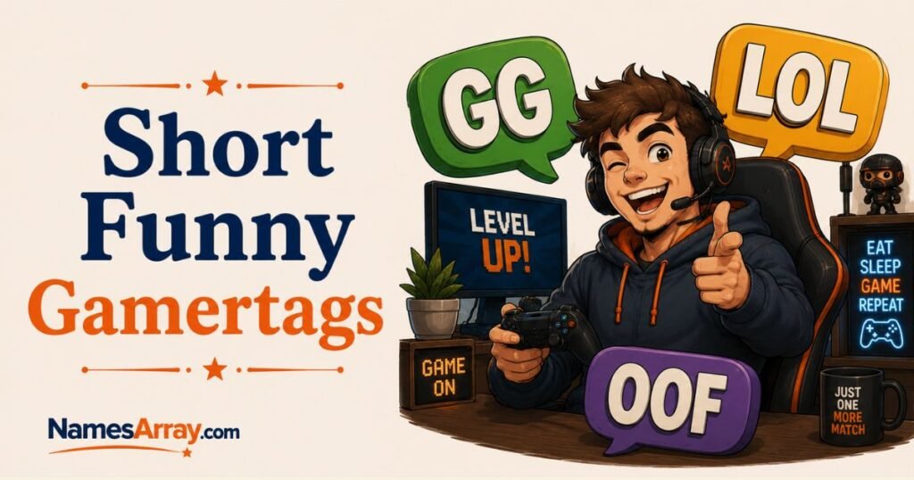 Short Funny Gamertags