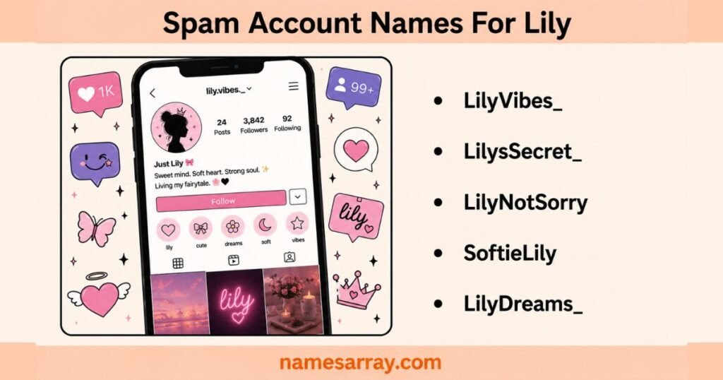 Spam Account Names For Lily