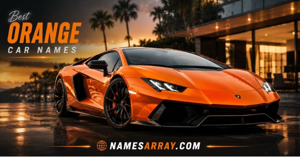 Best Orange Car Names