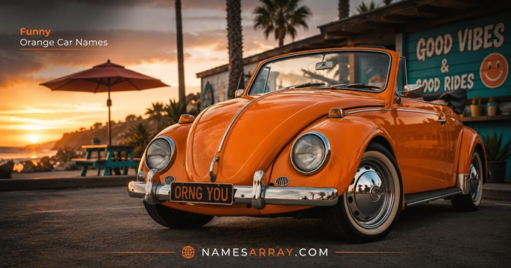 Funny Orange Car Names