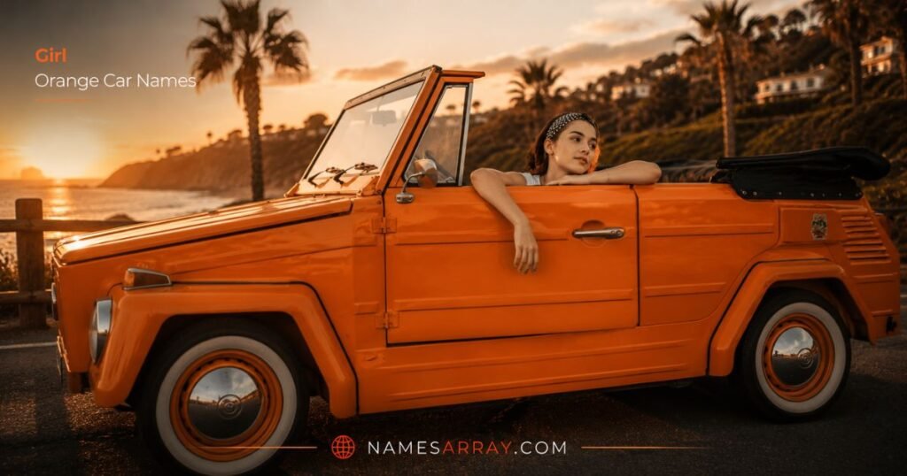 Girl Orange Car Names