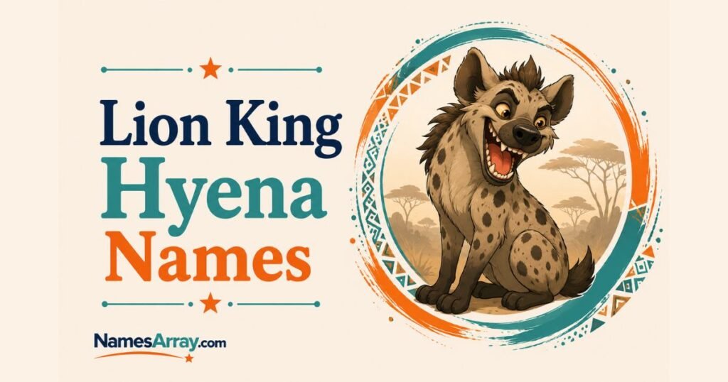 Lion King Hyena Names