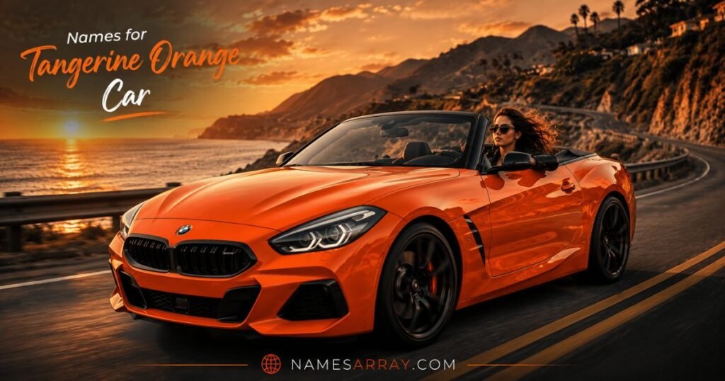 Names for Tangerine Orange Car