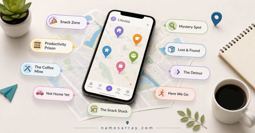Funny Names for Life360 Locations