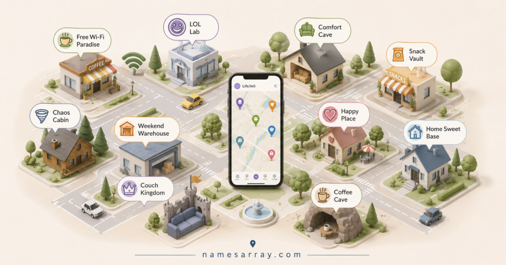 Cool Names for Places on Life360