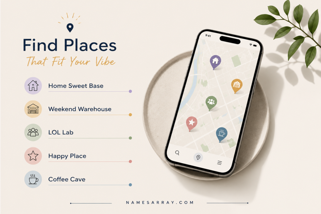Funny Names for Places on Life360 Dirty