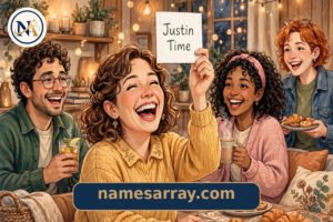 funny first and last names friends laughing name card